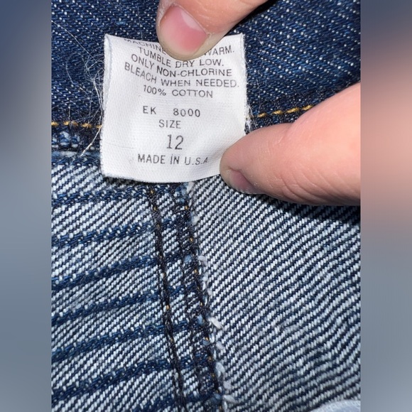 Vintage 80s-90s Congo Trader Bareback Jeans / Size 12 - Picture 5 of 5